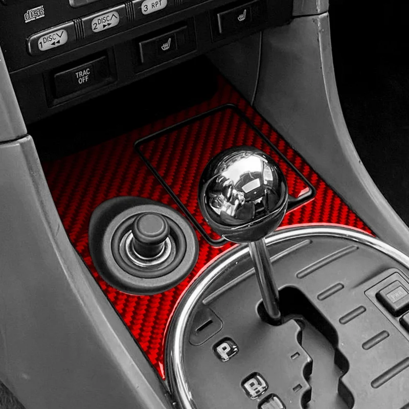 Carbon Fiber Car Accessories Center Console Ashtray Soot box Panel Trim Cover Interior Decoration Sticker For LEXUS IS 1999-2005