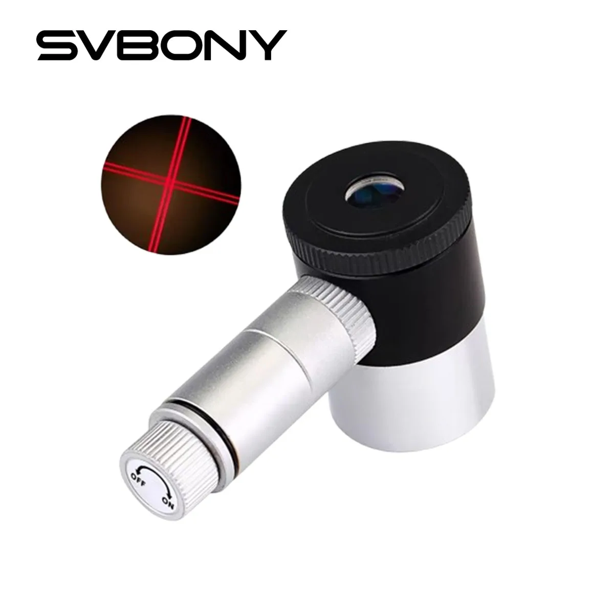 

SVBONY Reticle Illuminated Eyepiece 1.25" 12.5mm Dual Line Reticle 4 Element Plossl Design 40 Degree Field of View