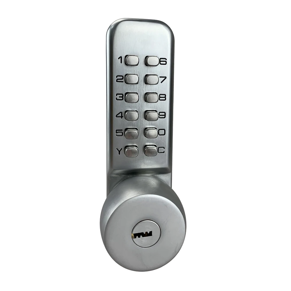 Safety Mechanical Tubular Pin Keyless Digital Lock Button Keyboard Code Door Lock