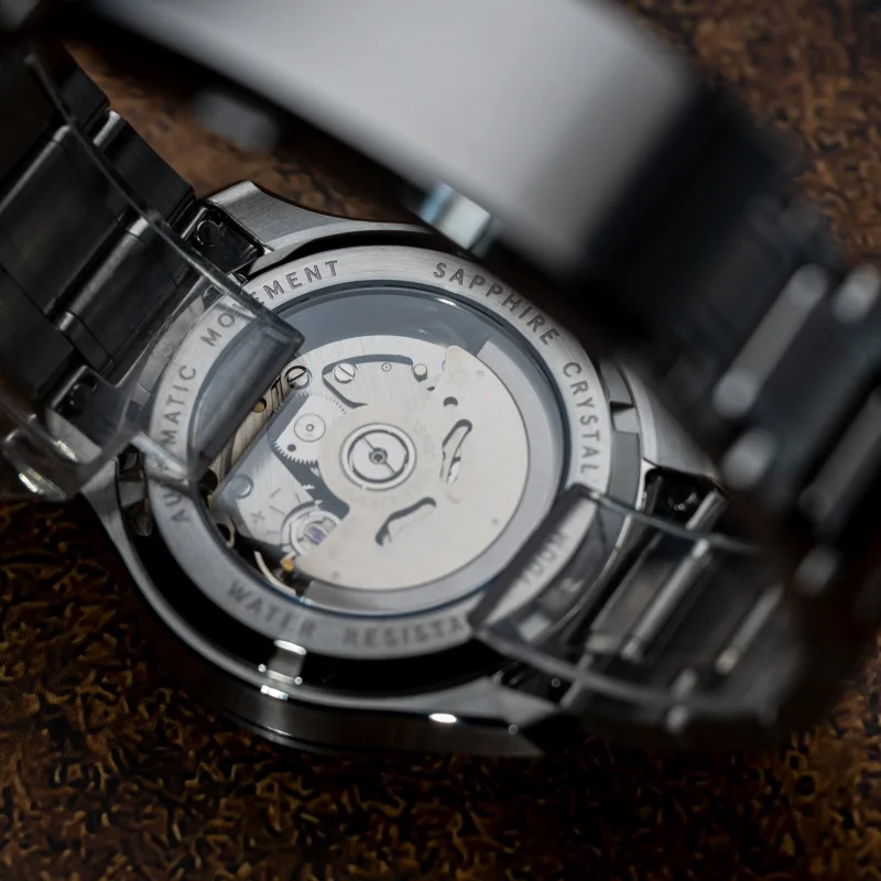 Proxima Men Automatic Watch 39mm Mechanical Wristwatch 10Bar Waterproof BGW-9 Luminous Bubble Sapphire Mirror NH35 Grid Dial - Image 4