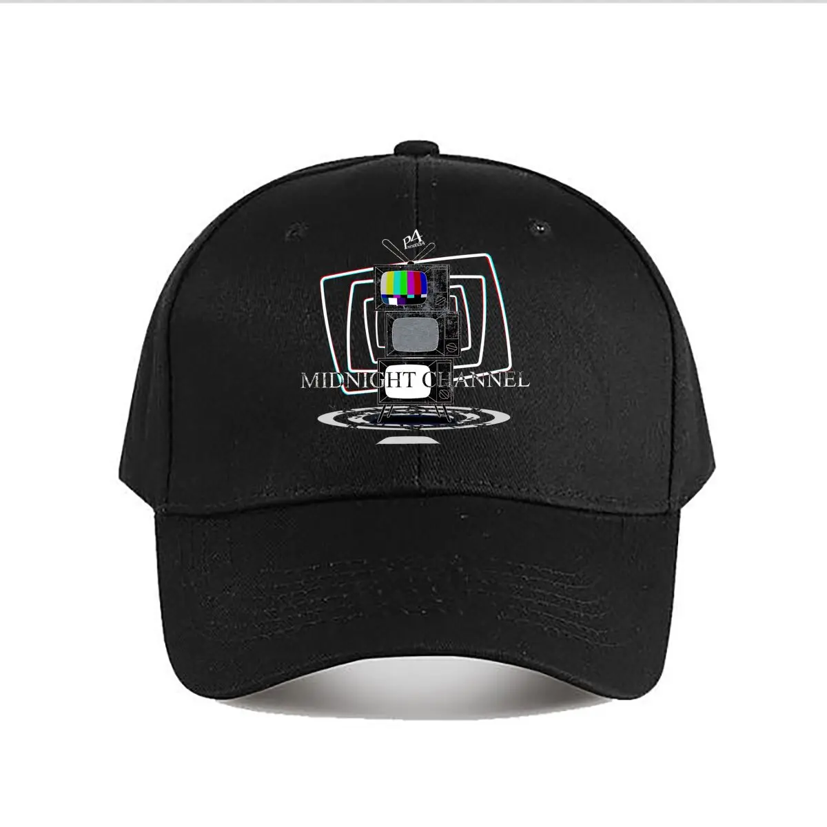 Midnight Channel Retro TV Static Baseball Cap Fashion Men Sunhat Women's Outdoor Sports