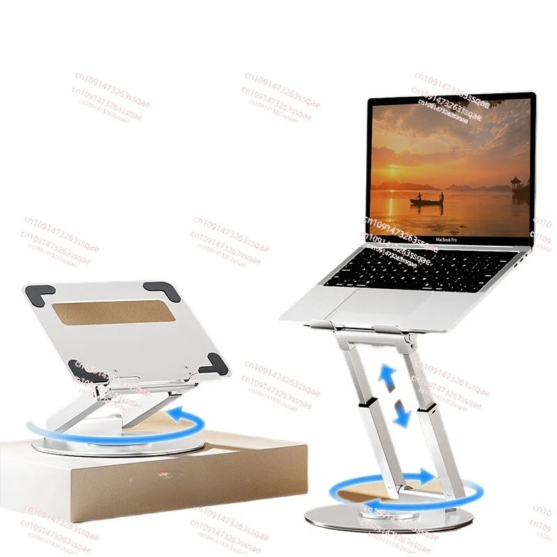 

360-Degree laptop bracket bracket suspension heightening type heatdissipation portable support shelf vertical rotatable notebook