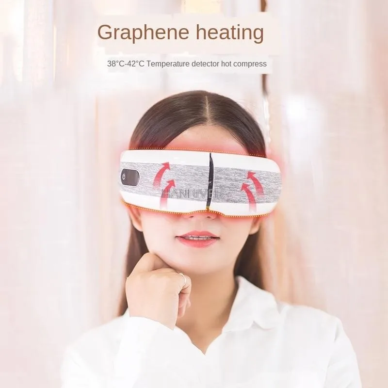 ذكي العين مدلك الساخن ضغط العين Vibromasseur الموسيقى آلة العناية بالعين الوخز بالإبر نقطة تخفيف التعب مدلك