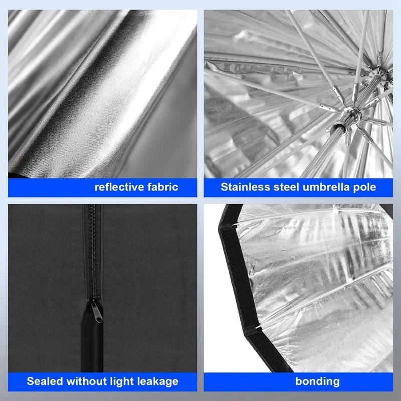 Octagonal Umbrella Softbox 80cm Universal Top Flash Reflector Outdoor Softlight Cover Professional Lighting Modifier-AD23