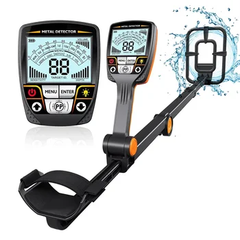 Detector de metales profesional plegable con bobina de búsqueda impermeable para adultos, detector de oro de alta precisión, TX-640, nuevo