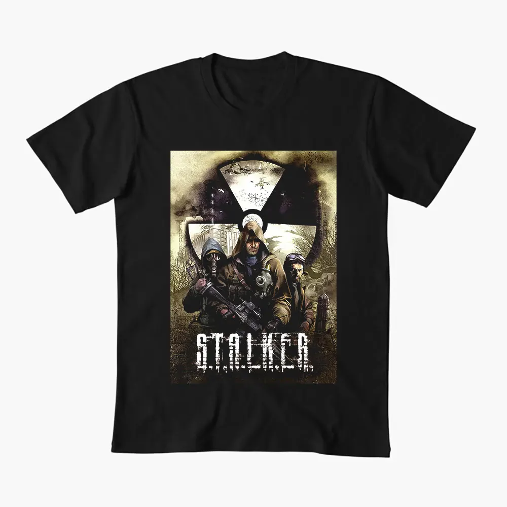 

S.T.A.L.K.E.R Video game Gift t shirt 0527 Stalker Nuclear Disaster Zone Chernobyl Graphic Clothes Short Sleeve Tee All size top