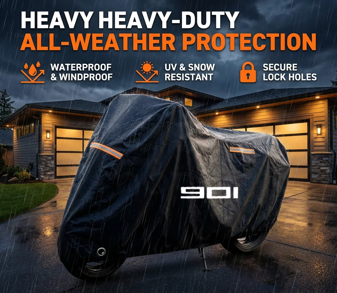 

For Husqvarna Norden 901 Expedition 190T Waterproof Motorcycle Covers Motors Dust Rain Snow UV Protector Cover Indoor Outdoor