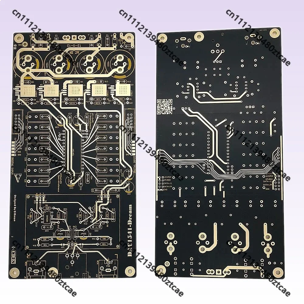 Плата аудиодекодера TDA1541 HiFi, комплект для сборки усилителя DIY с ЦАП