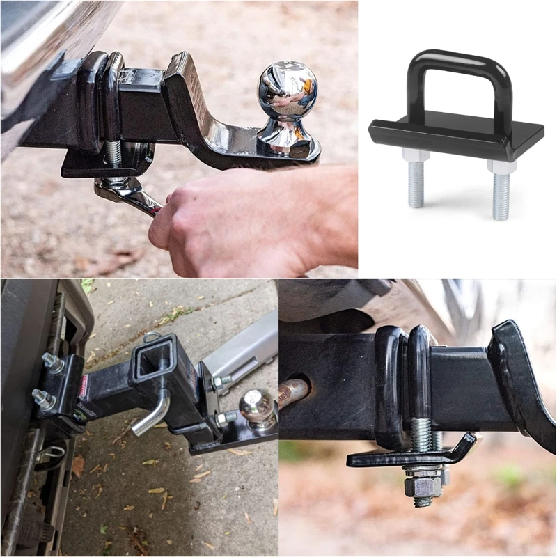 Boat Trailer Hitch Tightener Stabilizer Stainless Steel Anti-Rattle Clamp for 1.25