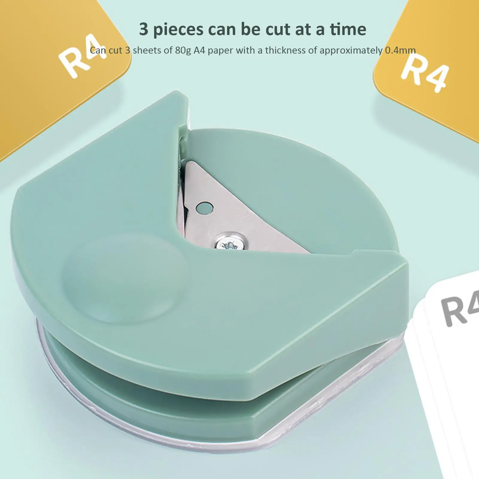 Round Corner Cutter PVC Film Photo Business Card Chamferer Paper Circle Corner Trimmer Punch for DIY Projects Scrapbooking