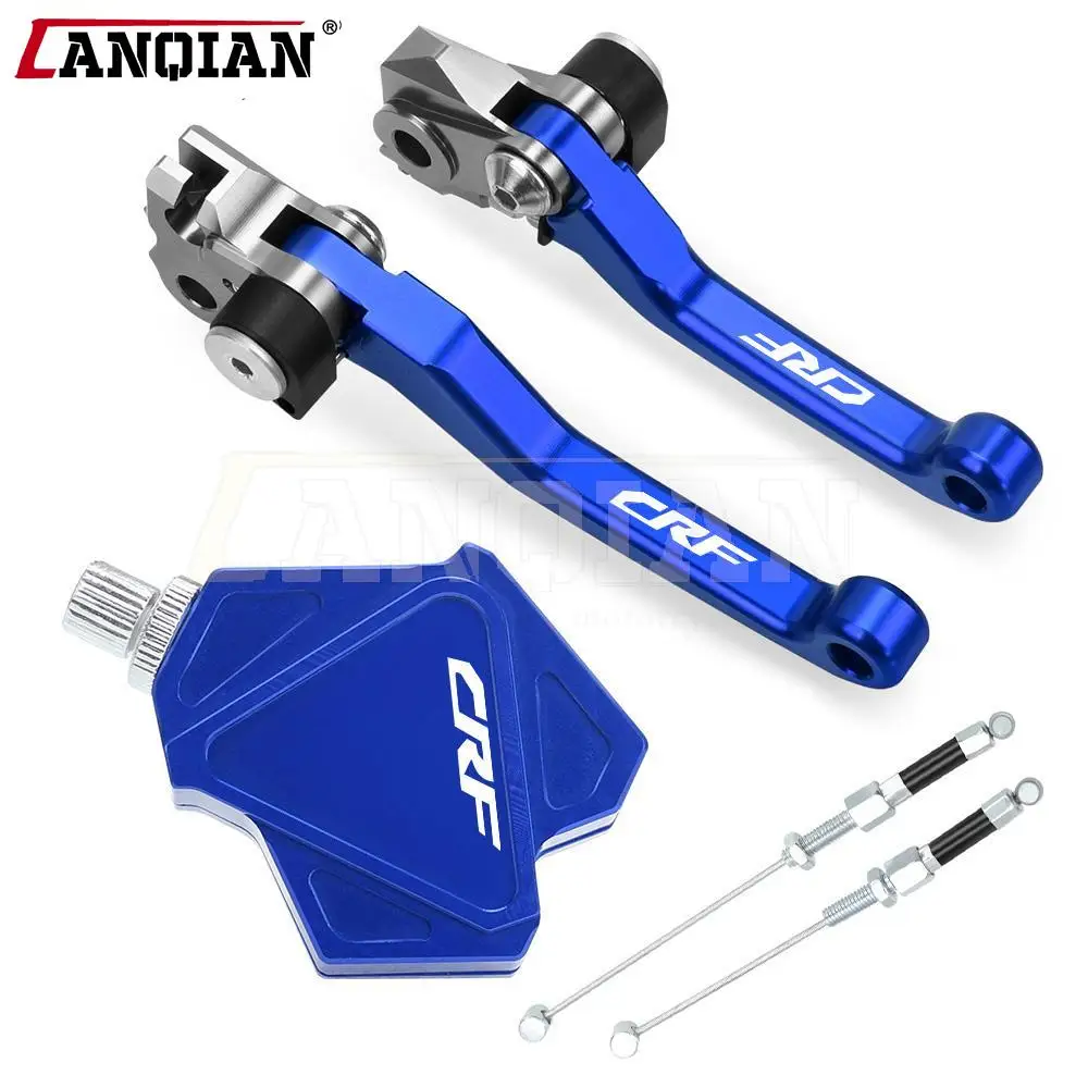 Dirt Bike Brake Clutch Levers For Honda CRF 250 450 CRF250R CRF450R CRF250X CRF450X CRF450RX Stunt Clutch Easy Pull Cable System