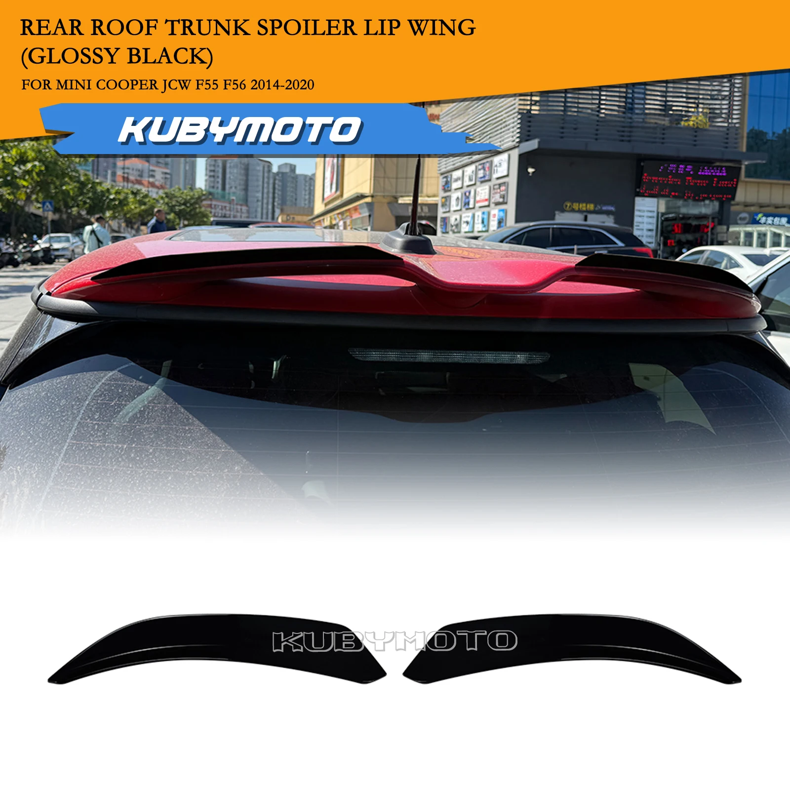 

Car Rear Roof Side Spoiler Top Wing Small Tail Lip Styling For BMW Mini Cooper JCW F55 F56 2014-2024