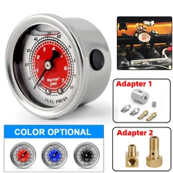 NPT 1/8 Oil Fuel Pressure Gauge for Honda Civic CRX Acura Mitsubishi Eclipse Car Fuel Oil PSI Pressure Liquid Filled Gauge