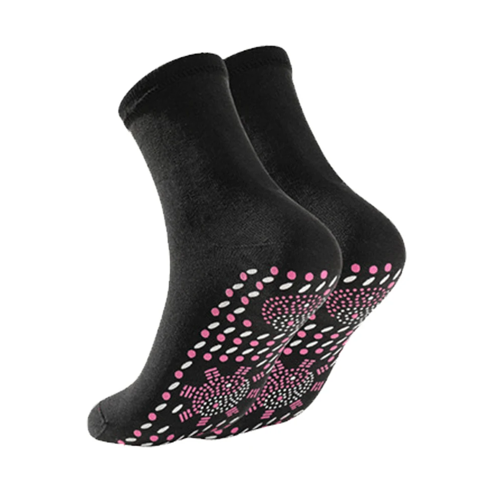 Tourmaline-Chaussettes de santé amincissantes auto-chauffantes pour hommes et femmes, chaussette thermothérapeutique, 1 paire, 3 paires, 5 paires, 6 paires