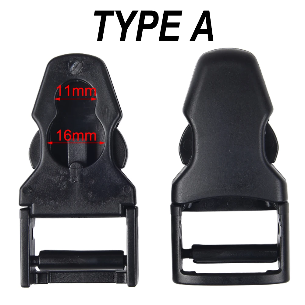 

Scuba Diving Fins Straps Buckles 30g/53g Black Fin Bungees Parts Plastic 1 Pair Practical Quick Release Replacement