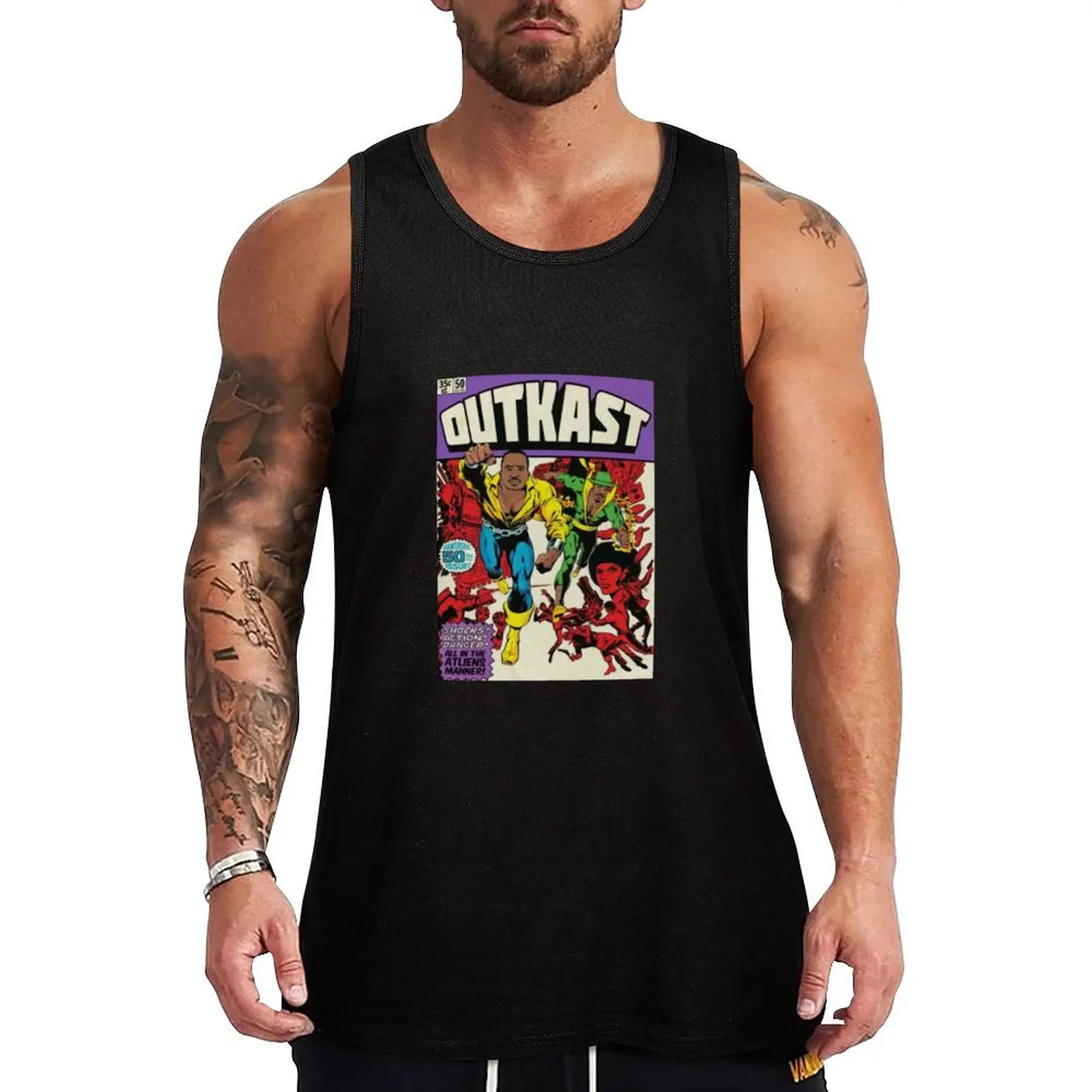 

Rapper dirty outcast Tank Top Sports Fitness Tank Top Quick Dry Moisture Wicking