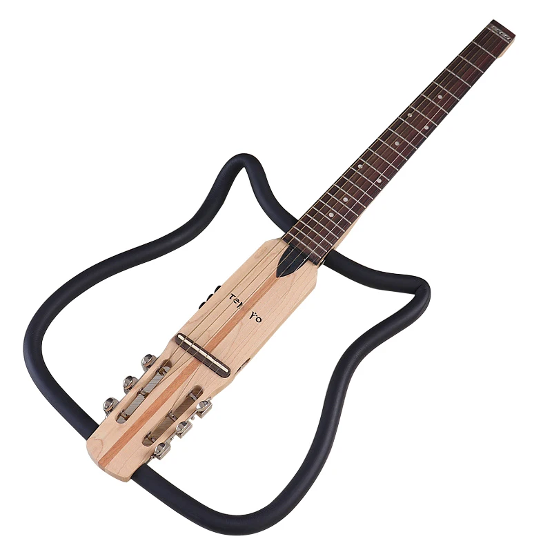Stille faltbare Gitarre mit leichtem Fehler, Akustikgitarre, Korpus aus Ahornholz, 34-Zoll-Lager
