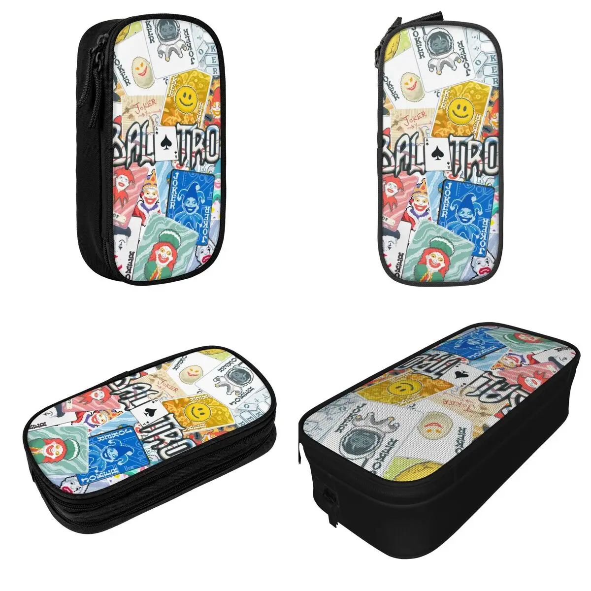 New Balatro Video Game Pencil Cases Pencil Pouch Pen for Student Big Capacity Bag School Supplies Zipper Stationery
