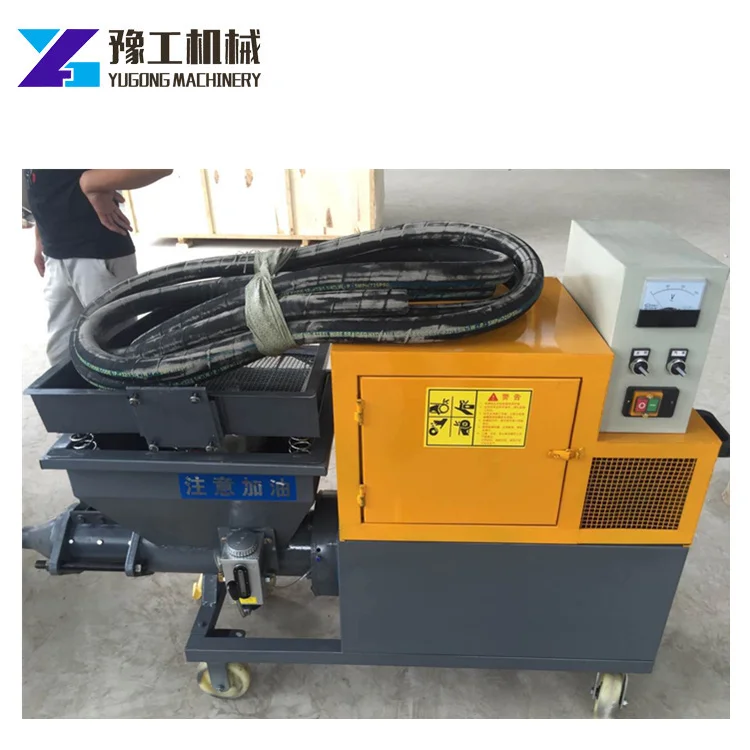 YUGONG Stucco Sprayer Wall Cement Spray Plaster Machine For Sale Mortar Spraying Machine Wall Plastering 2022 Newest