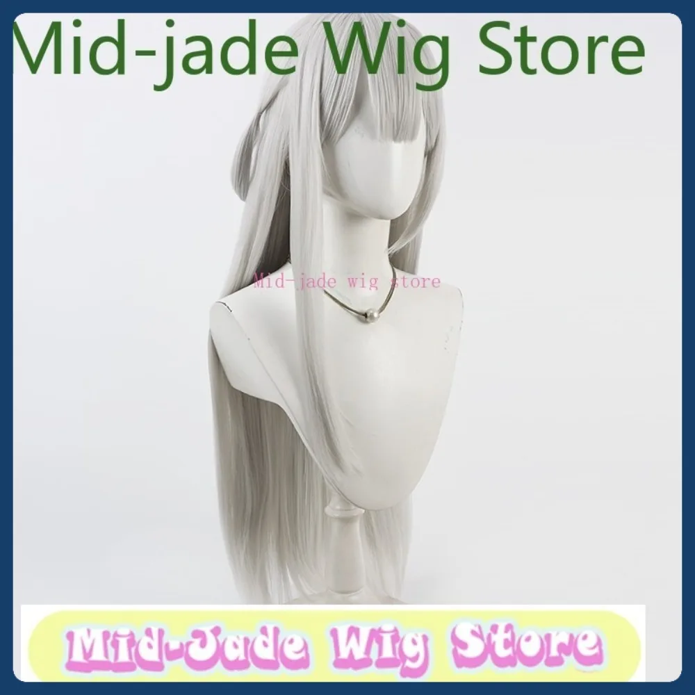 Parrucca Mid-jade Negozio VTener Shibamoto Akina / Naroha Parrucca Cosplay Halloween Anime Gioco di ruolo Capelli sintetici Abbigliamento Puntelli