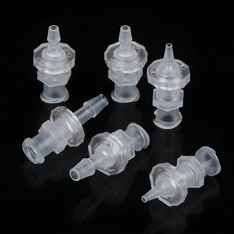 2Pcs Luer Lock Adapter PP Plastic Air Valve Pipe Subpackaging Instrument Connector