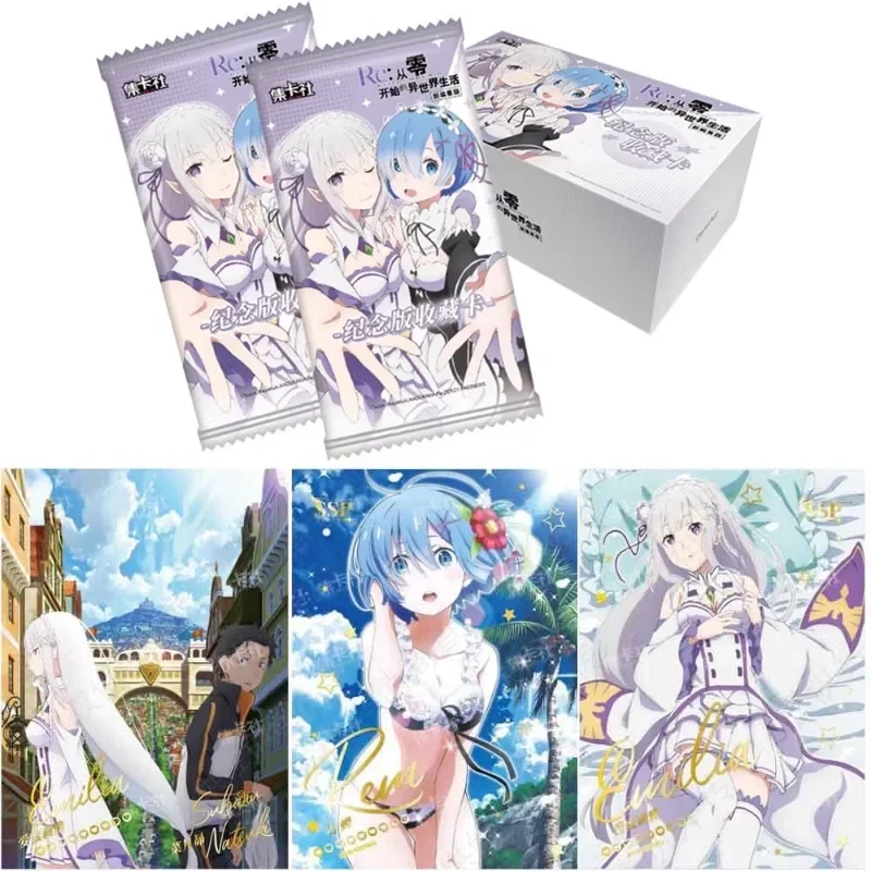 

Card.fun Re: life In A Different World From Zero Collection Cards for Children Game Anime Card Table Board Toys Christmas Gifts