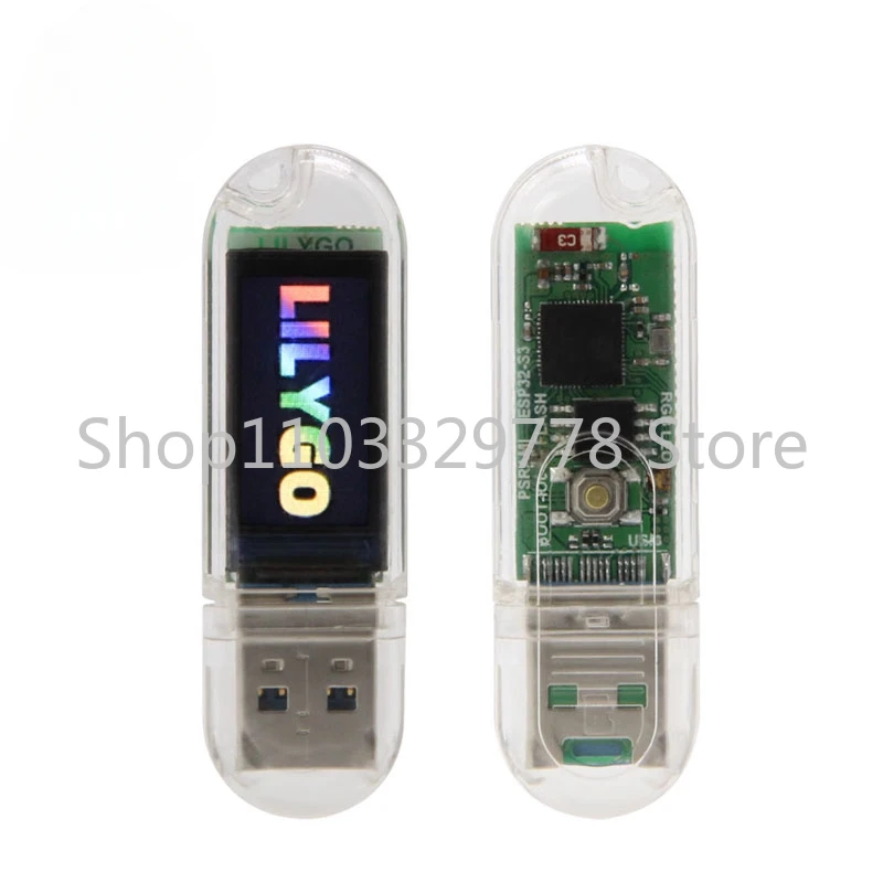 T-Dongle-S3 Development Board 0.96-Inch LCD Screen Support WiFi Bluetooth TF Card