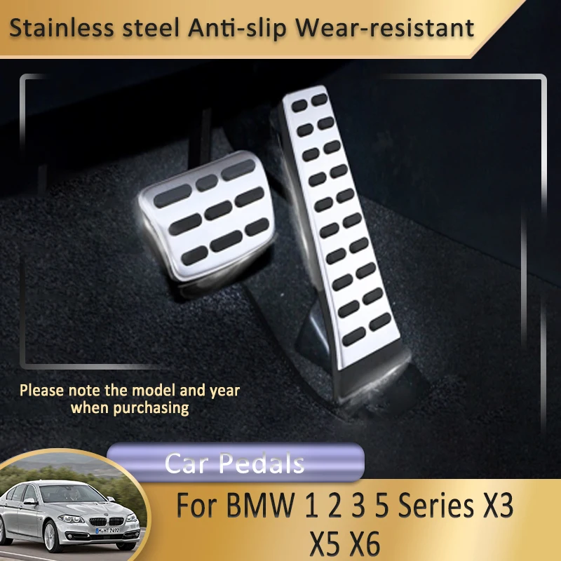 For BMW 1 2 3 5 Series X3 X5 X6 Car Interior Accessories Accelerator Brake Rest Pedal Gas Fuel Brake Restfoot No Drilling Pad