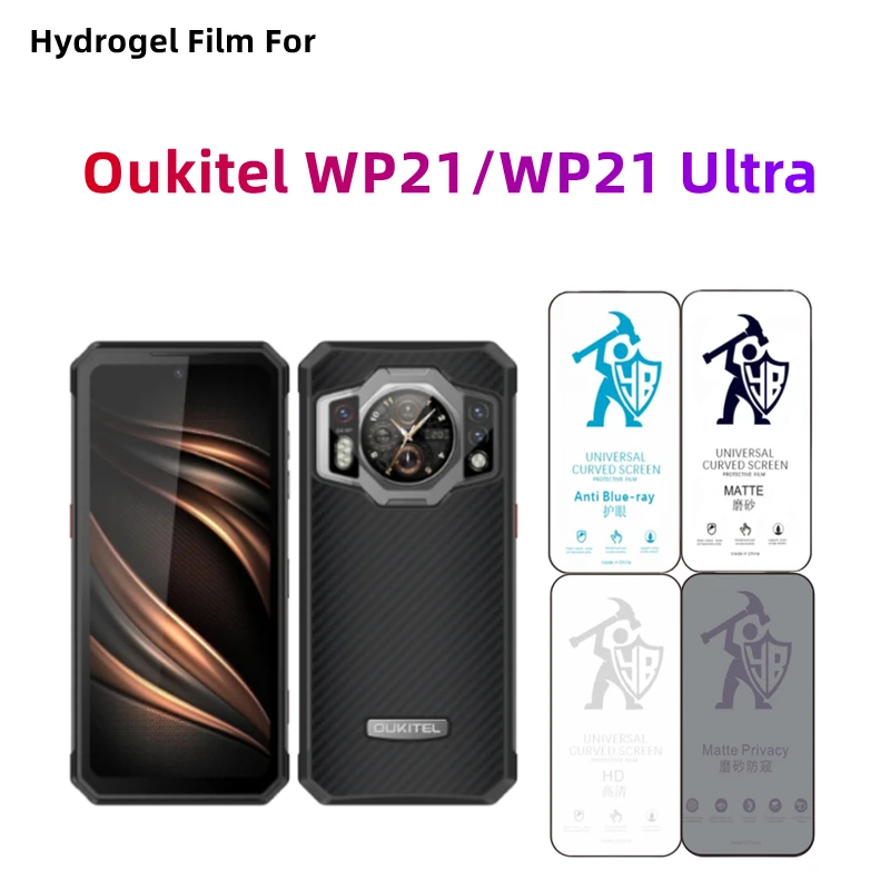 

2 шт. матовая Гидрогелевая пленка для Oukitel WP21 HD Защита экрана для Oukitel WP21 Ultra Уход за глазами матовая защитная пленка