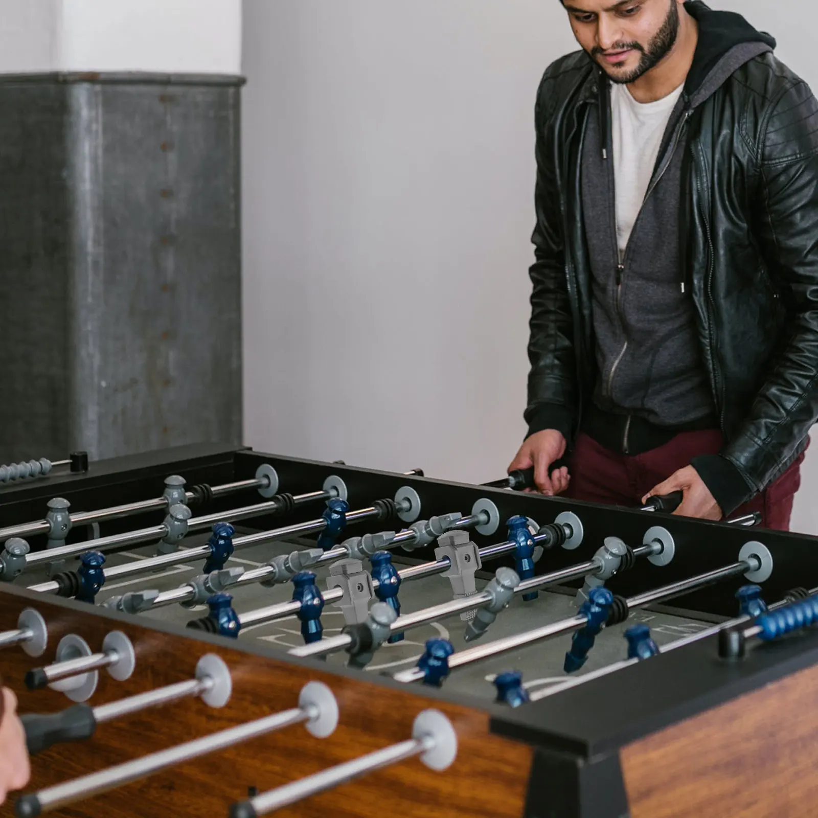 

4pcs Foosball Players Replacement Plastic Table Soccer Men Durable Parts For Enhanced Gameplay Family Entertainment