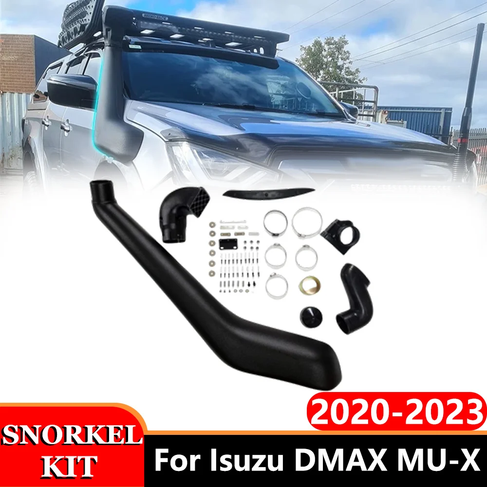 

Car Styling Snorkel Kits Air Intake System For ISUZU DMAX D-Max 2020-2023 4X4 High Flow Air Filter Auto Car Exterior Accessories