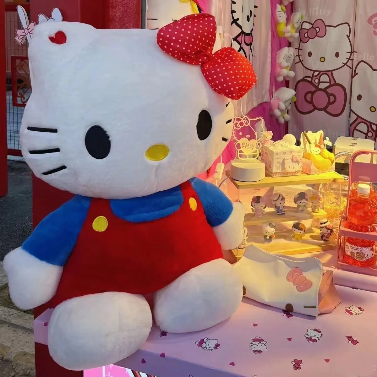 

Cute Sanrio Hello Kitty Doll Bow Pillow Plush Toy Gift for Girlfriend, Bed Sleeping Doll