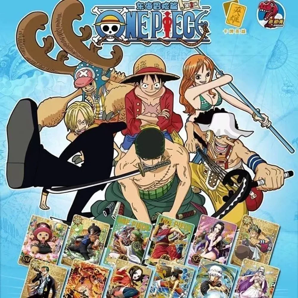 Booster de cartes originales One Piece, petit dinosaure, Sanji Hancock Nami, carte flash, anime populaire, sang chaud, jouets pour la famille, cadeaux