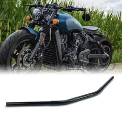 Motorcycle 1 inch Handlebar Handle Bar 7/8'' 22mm Zero Drag Bar For Indian Scouts Hussar Bobber Custom Handlebar Steering Wheel