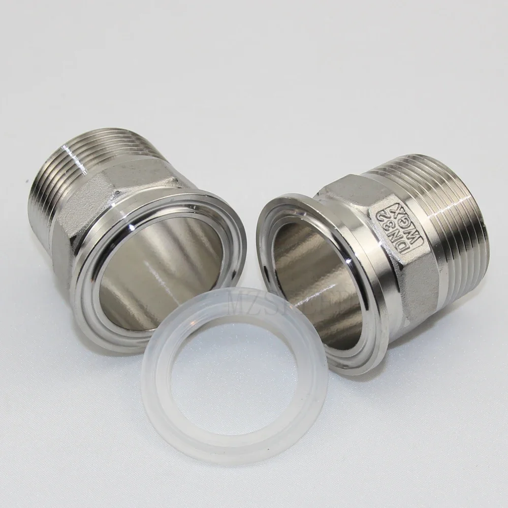 

Stainless Steel 304 Sanitary Hexagon Male Threaded Ferrule Pipe Fitting fit for Tri Clamp