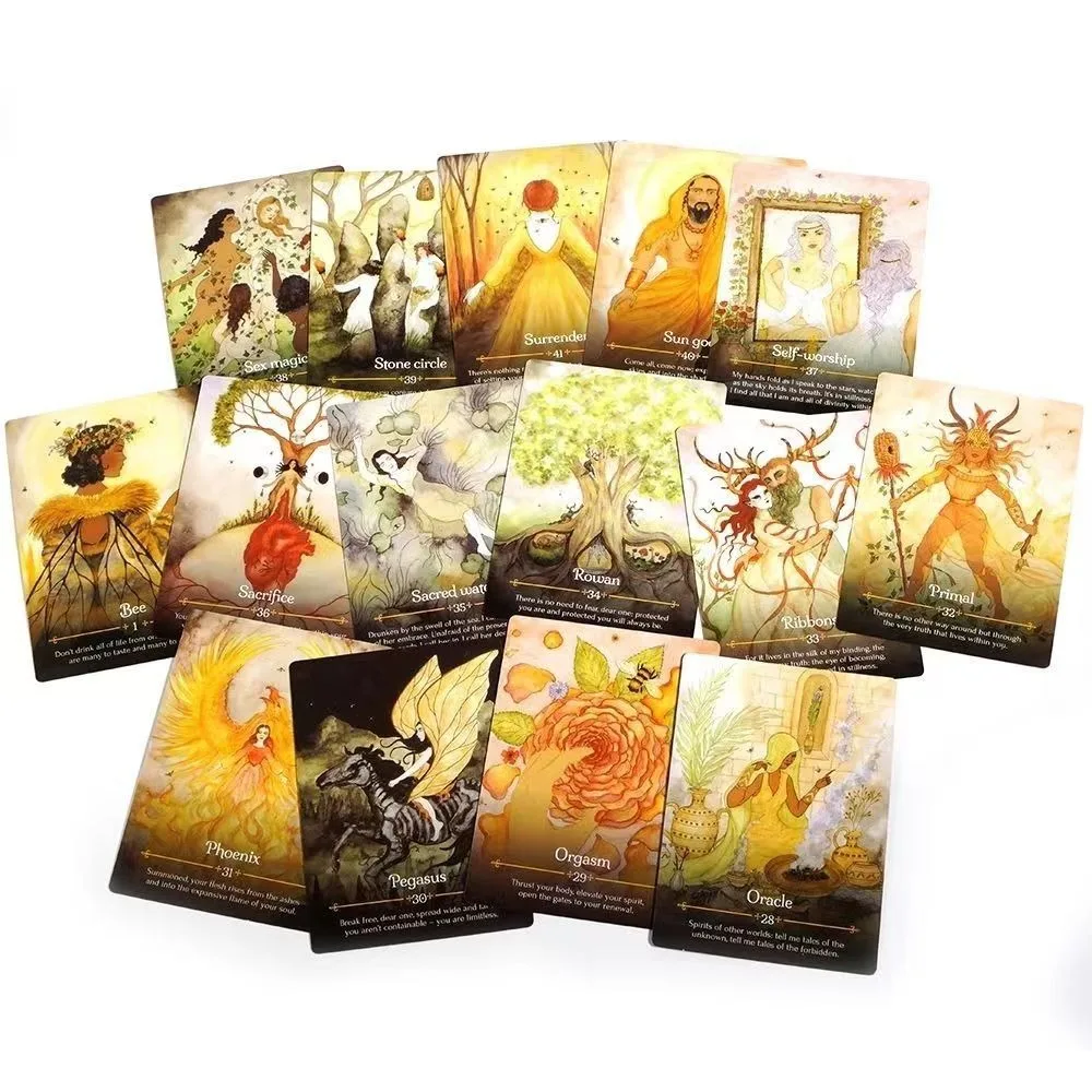 11*6.5cm Season of Witch Oracle Cards Beltane Oracle 44 Cards