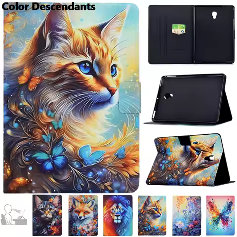Cute Cat and Flower Flip Tablet Case For Lenovo Idea Tab Pro Lenovo P12 2nd Generation 2025 12.7" Adjustable Stand Protective