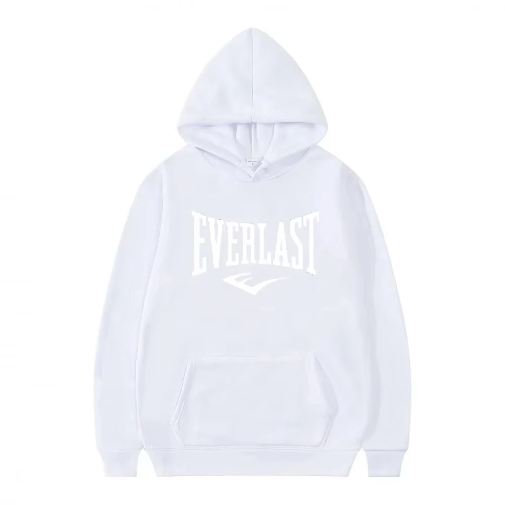 سوداديرا con capucha غير رسمية deportiva y Comoda para hombre con estampado de letters جيرسي غير رسمي EVERLAST الركض الشارع #2