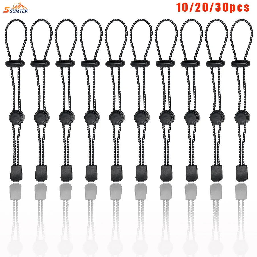 

10/20/30pcs Adjustable Elastic Rope Lanyard Fixing Buckle,Fixation Buckle Bracket, Suitable for Outdoor Hiking