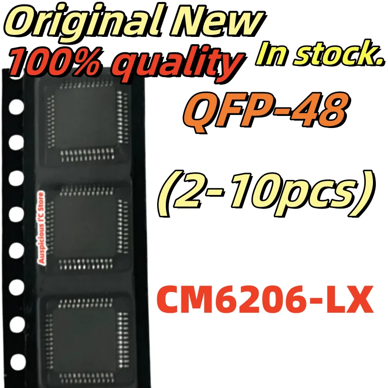 

2-10pcs CM6206 CM6206-LX QFP-48