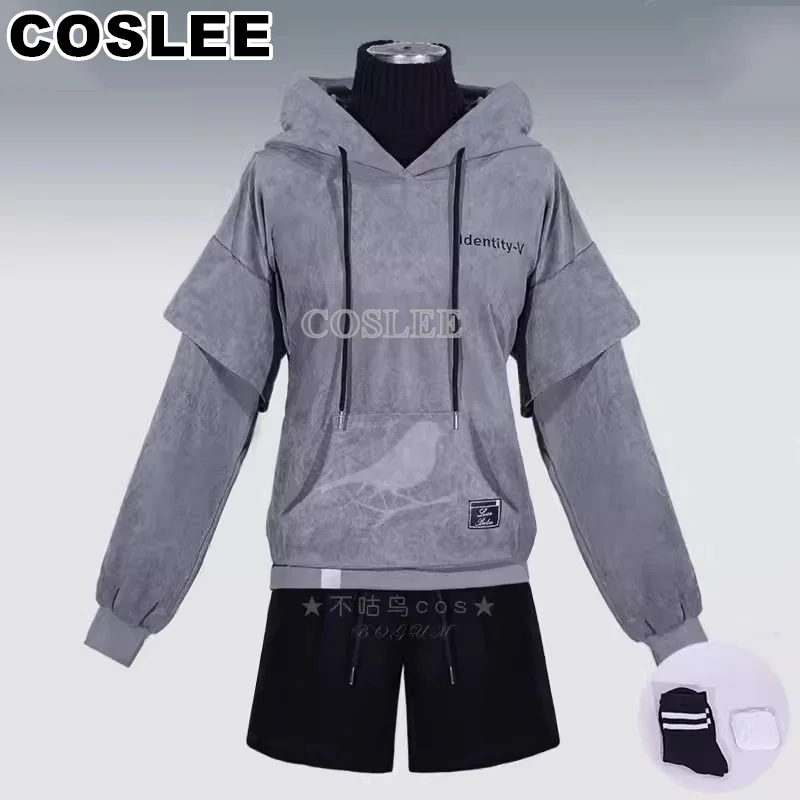 

COSLEE Luca Balsa Prisoner Cosplay Identity V Costume Esports Hoodie Daily Uniforms Halloween Party Outfit Men Clothing Game S