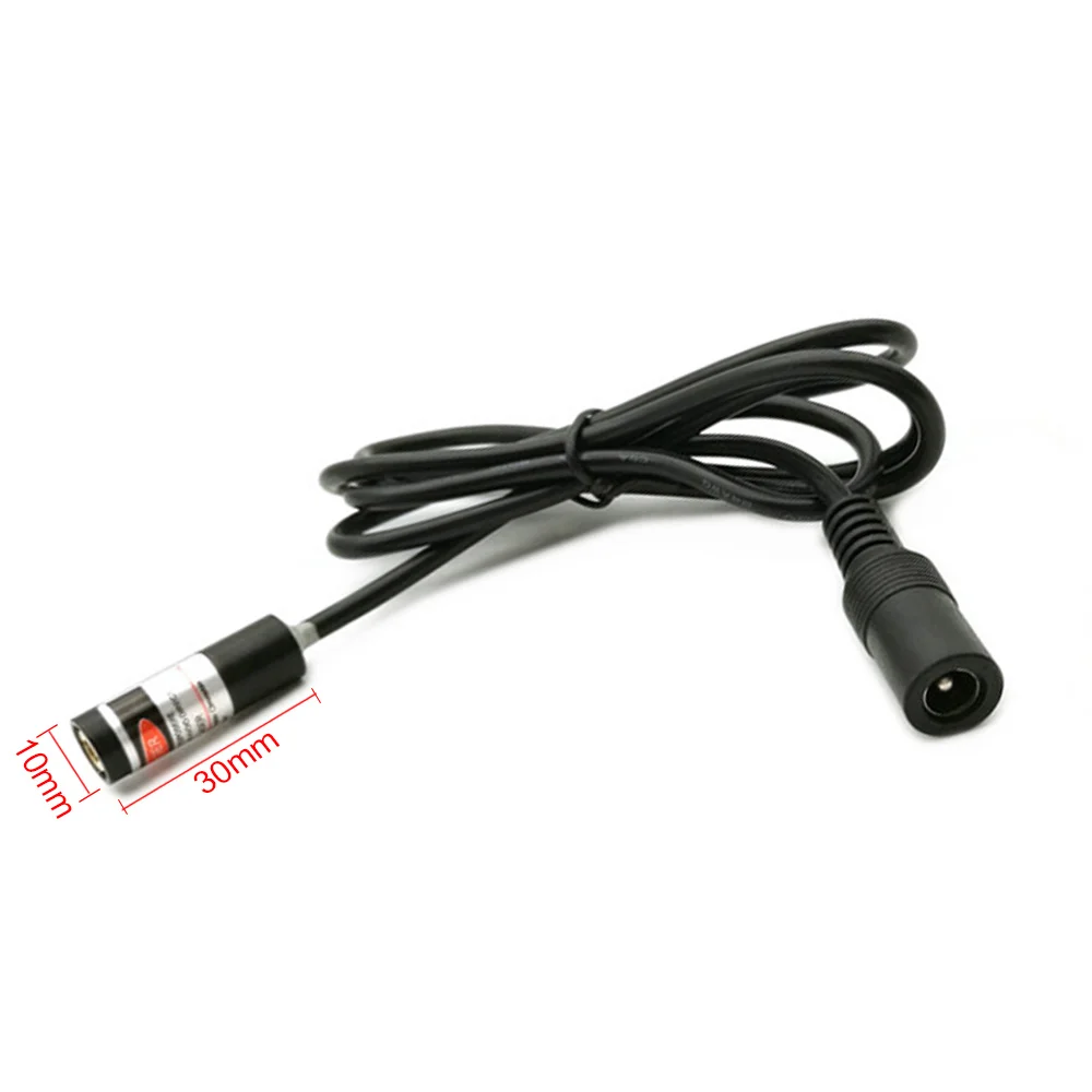 Red Laser Pointer Dot 650nm 5mW 3V 5V Industrial Adjustable Focusable Laser Module 10x30mm For Sewing Button Machine Locator