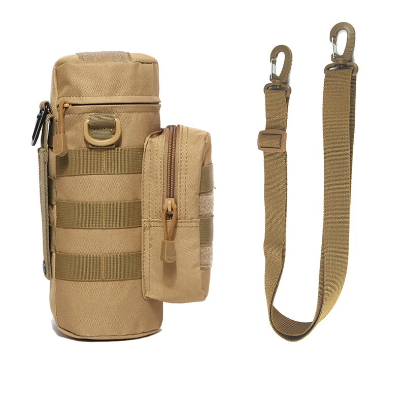 

Travel Kettle Set Outdoor Molle System Water Bags Shoulder Bottle Holder EDC Multifunctional Bottle Pouch Tool