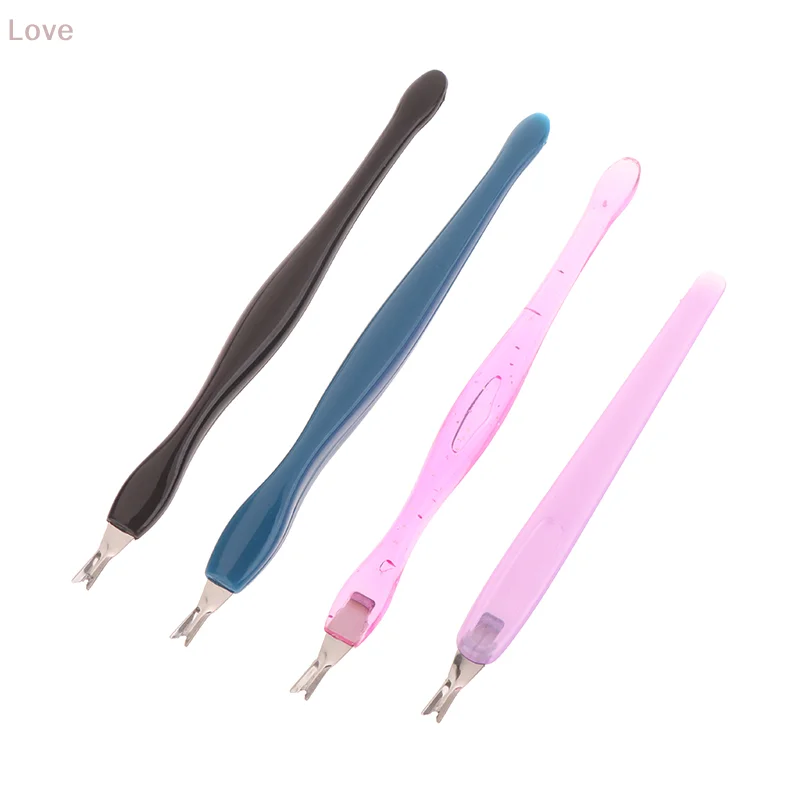 [L & P] 5 قطعة أداة إهاب الأظافر من الفولاذ المقاوم للصدأ أدوات إزالة بشرة الأظافر للأظافر الجلد الميت شوكة القراص انتهازي مانيكير المتقلب