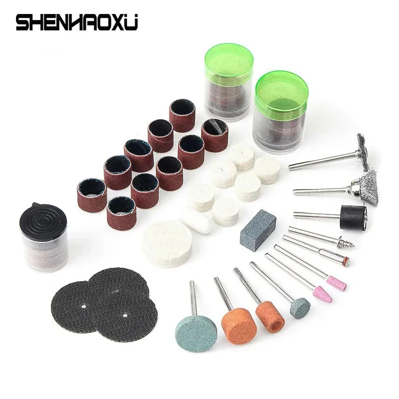 

105Pcs Accessories Rotary Tools Set Abrasive For Dremel Electric Drill Wood Metal Engraving Cutting Grinding Carving Polishing