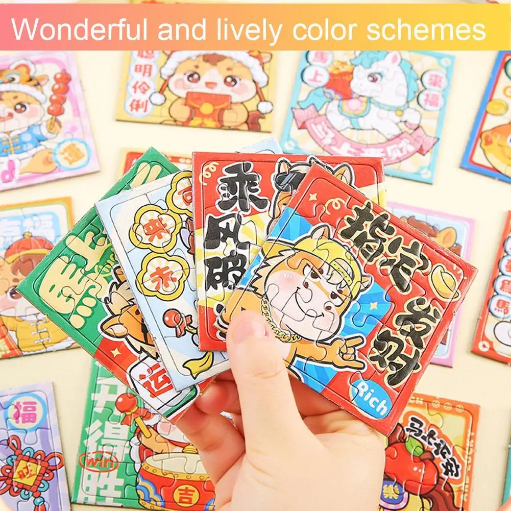 

Набор из 10 шт., развивающие игрушки-пазлы «Маленькая лошадка», 16 ячеек, для детей, интерактивные обучающие игрушки для мальчиков и девочек