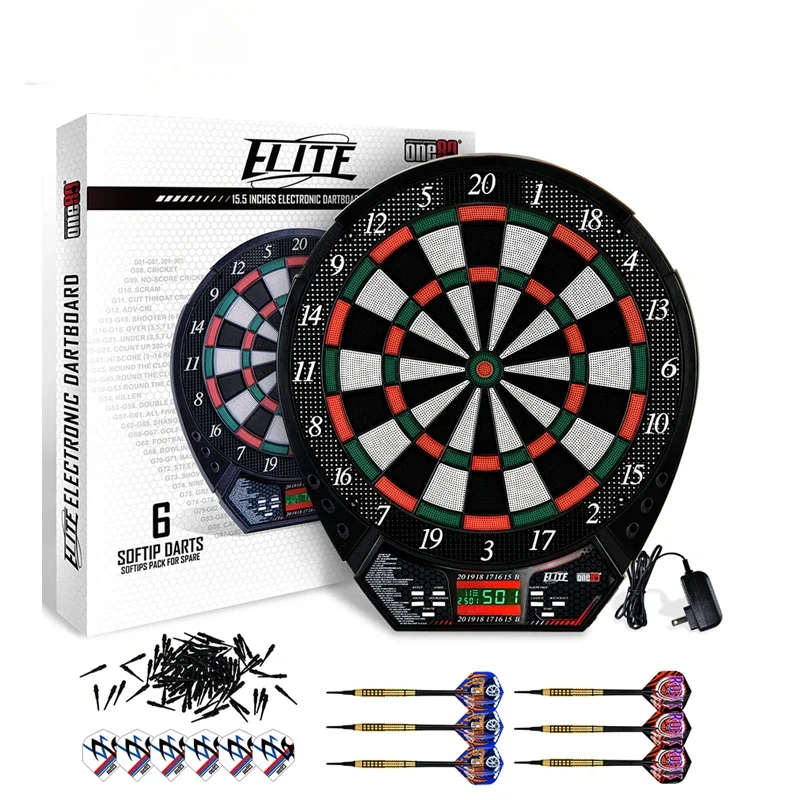 Competition soft electronic dart board automatic scoring standard 15.5 inch dart board