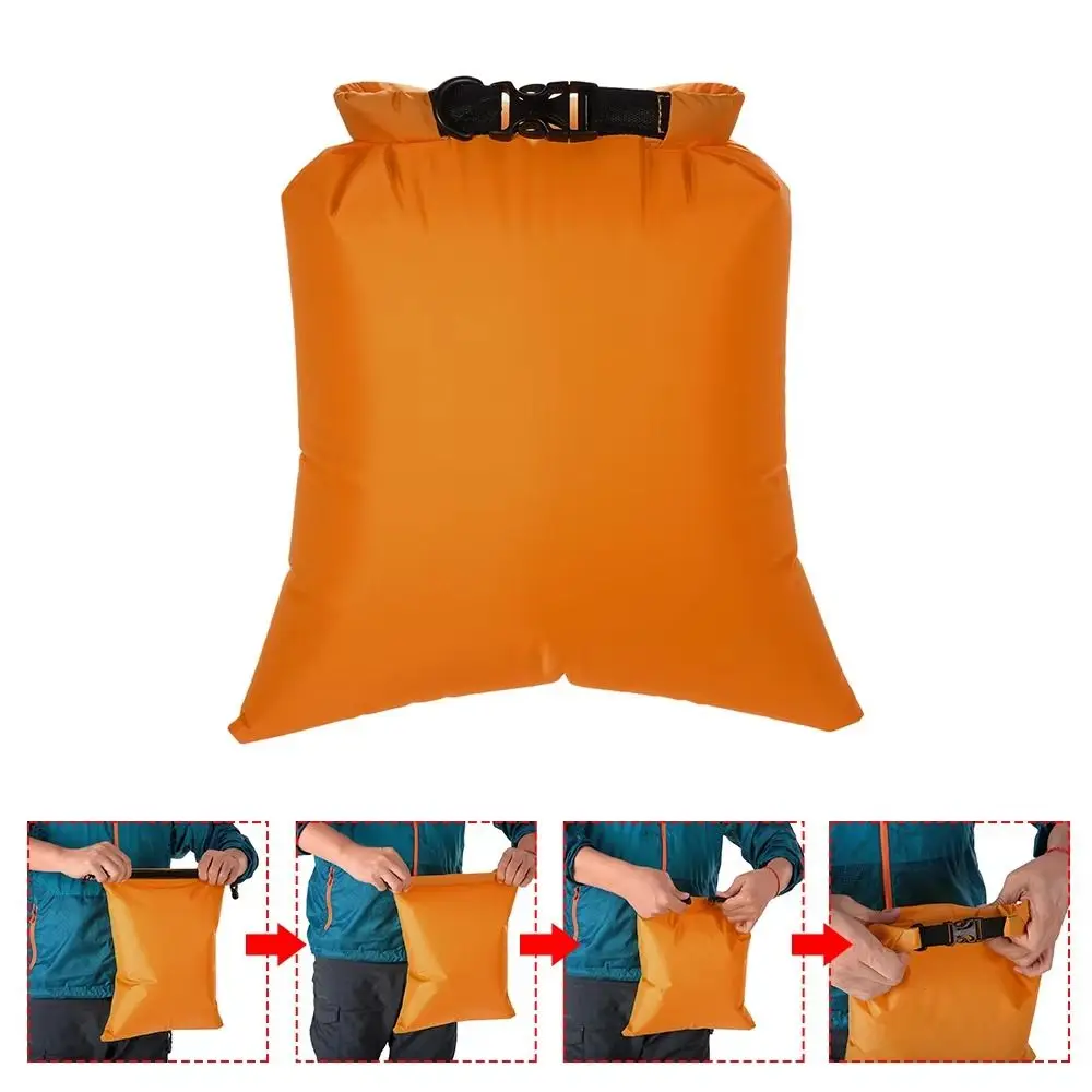 8pcs/set Waterproof Waterproof Dry Bag with Shoulder Straps Lightweight Swimming Storage Bags Large-Capacity Foldable