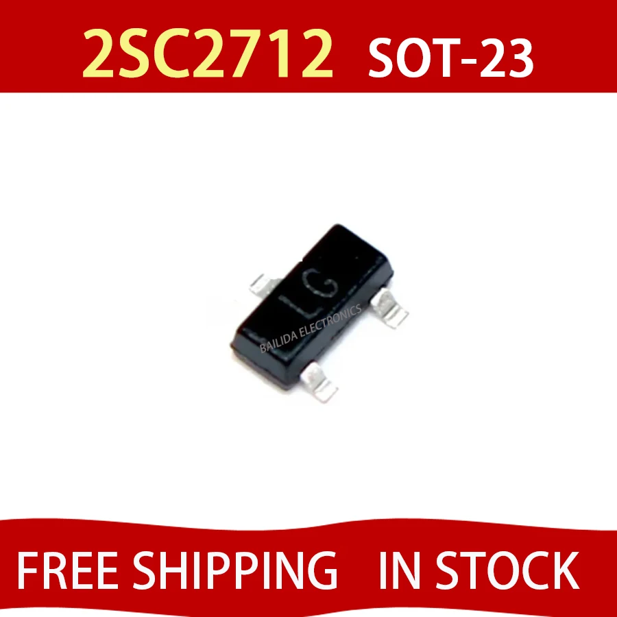 100pcs 2SC2712-GR LG SMD triode SOT-23 FREE SHIPPING