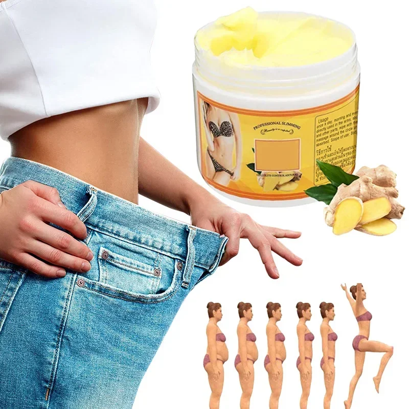 300g Ginger Fat Burning Cream Anti-cellulite Effective Fat Loss Slimming Body Fat Reduction Cream Massage Full Leg Body Waist